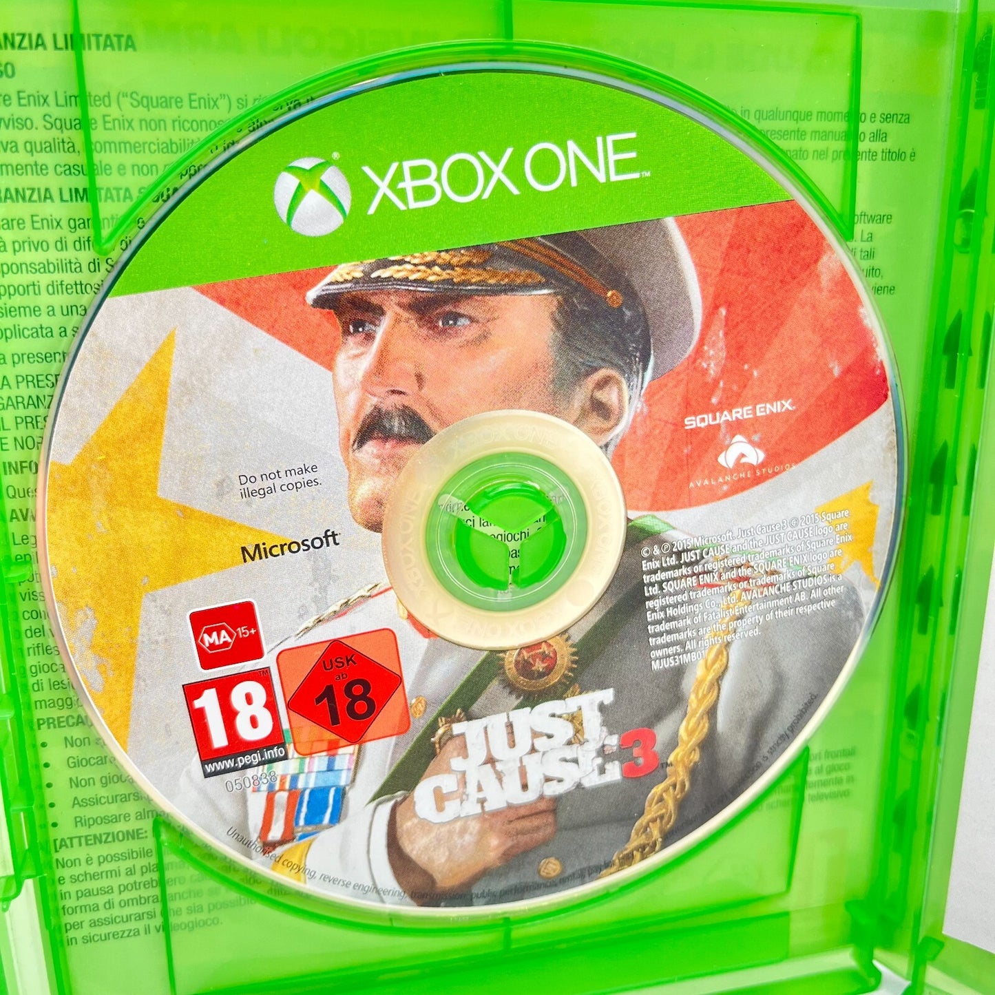 Just Cause 3 Xbox One Italiano Completo SquareEnix Microsoft Videogioco OTTIMO