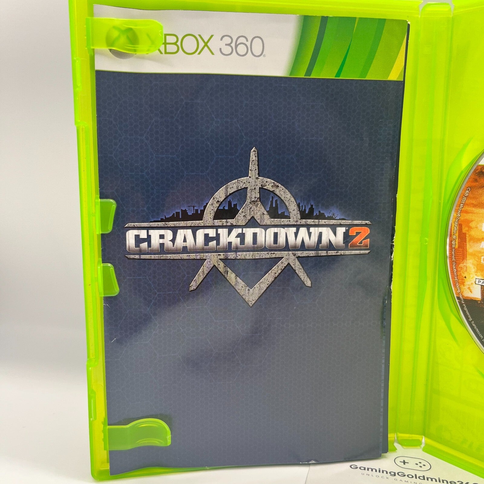 CrackDown 2 Xbox 360 Italiano Completo con Manuale e Poster PAL Microsoft OTTIMO