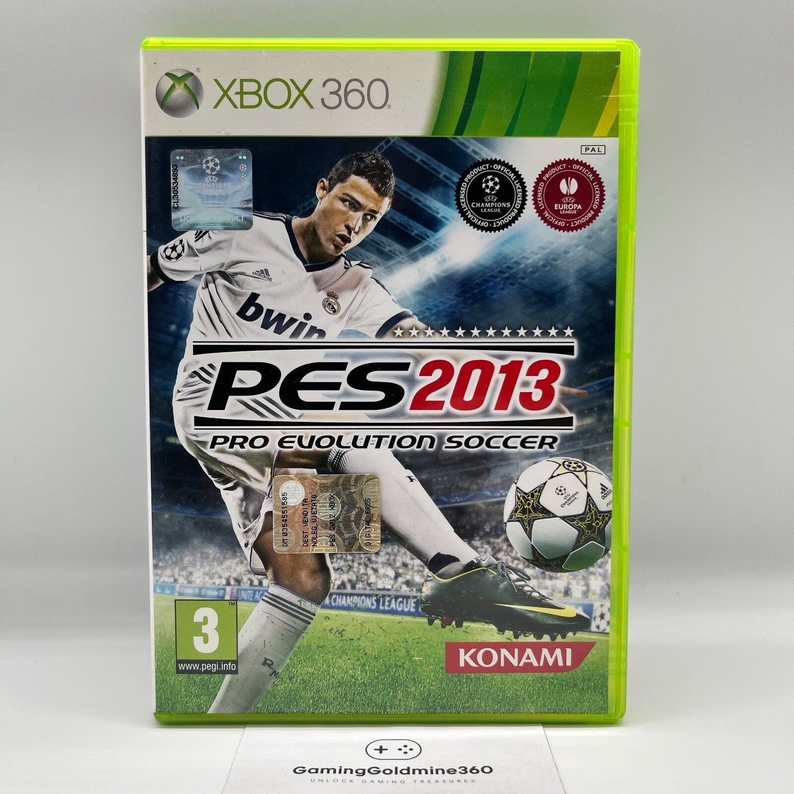 PES 2012 + PES 2013 Xbox 360 ITALIANO CompletI COME NUOVI Pro Evolution Soccer