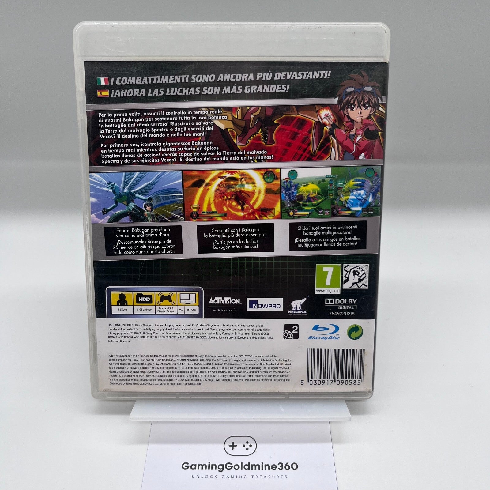 BAKUGAN Defenders of the Core PS3 Completo PAL Playstation 3 OTTIME CONDIZIONI 