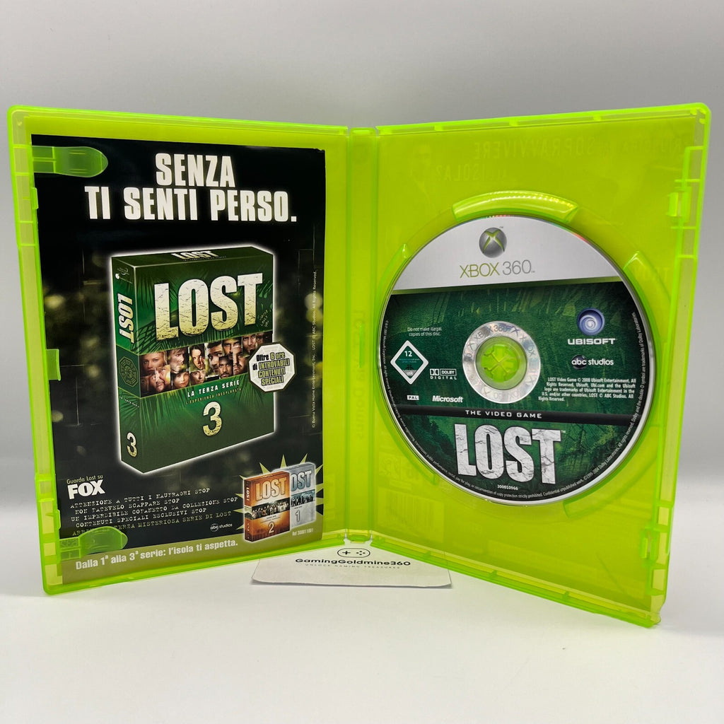 LOST Via Domus XBOX 360 Italiano Completo PAL Ubisoft Microsoft OTTIME CONDIZION
