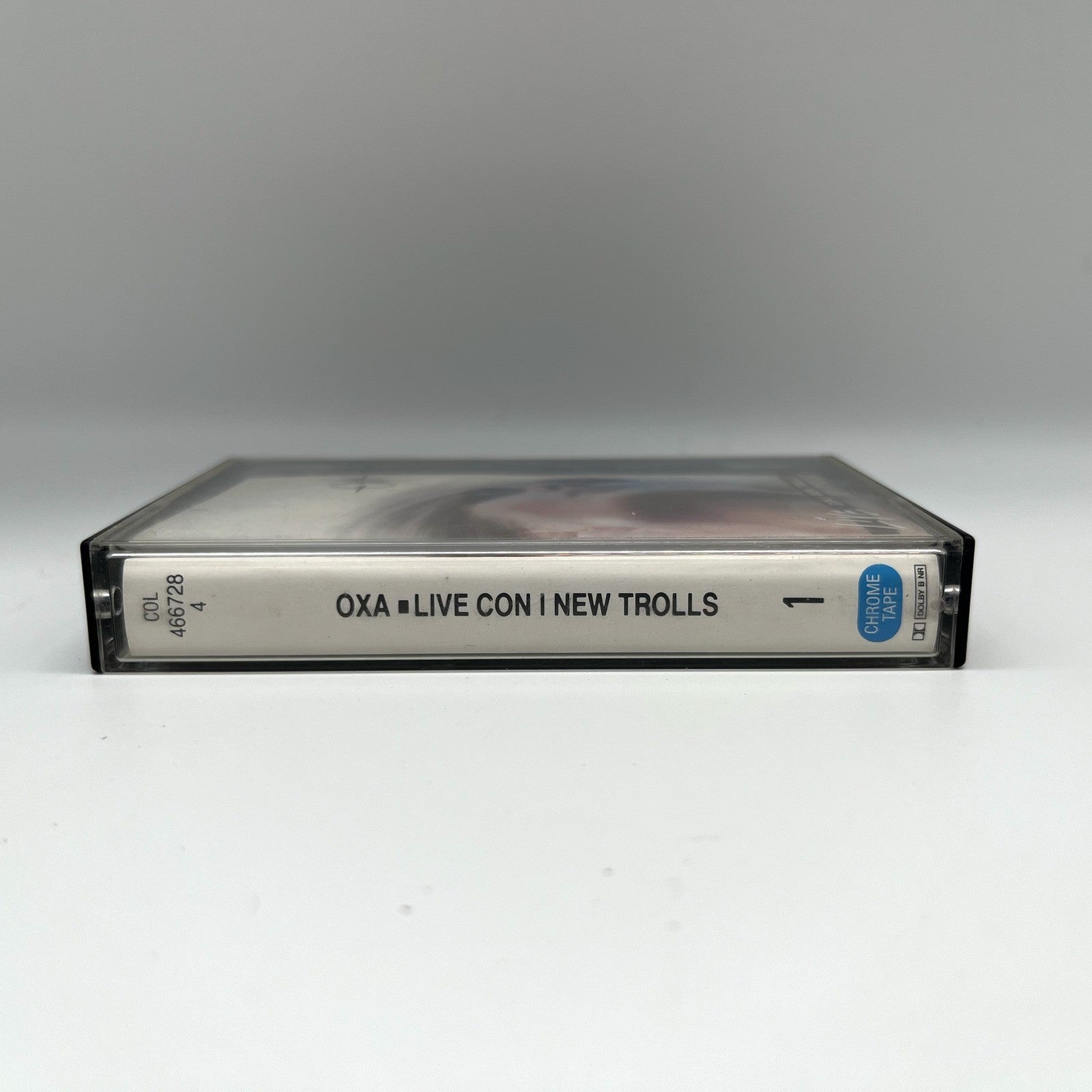 Anna Oxa Live con i New Trolls Musicassetta MC Columbia 1990 Italiana Testata