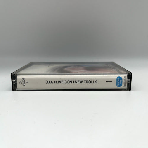 Anna Oxa Live con i New Trolls Musicassetta MC Columbia 1990 Italiana Testata
