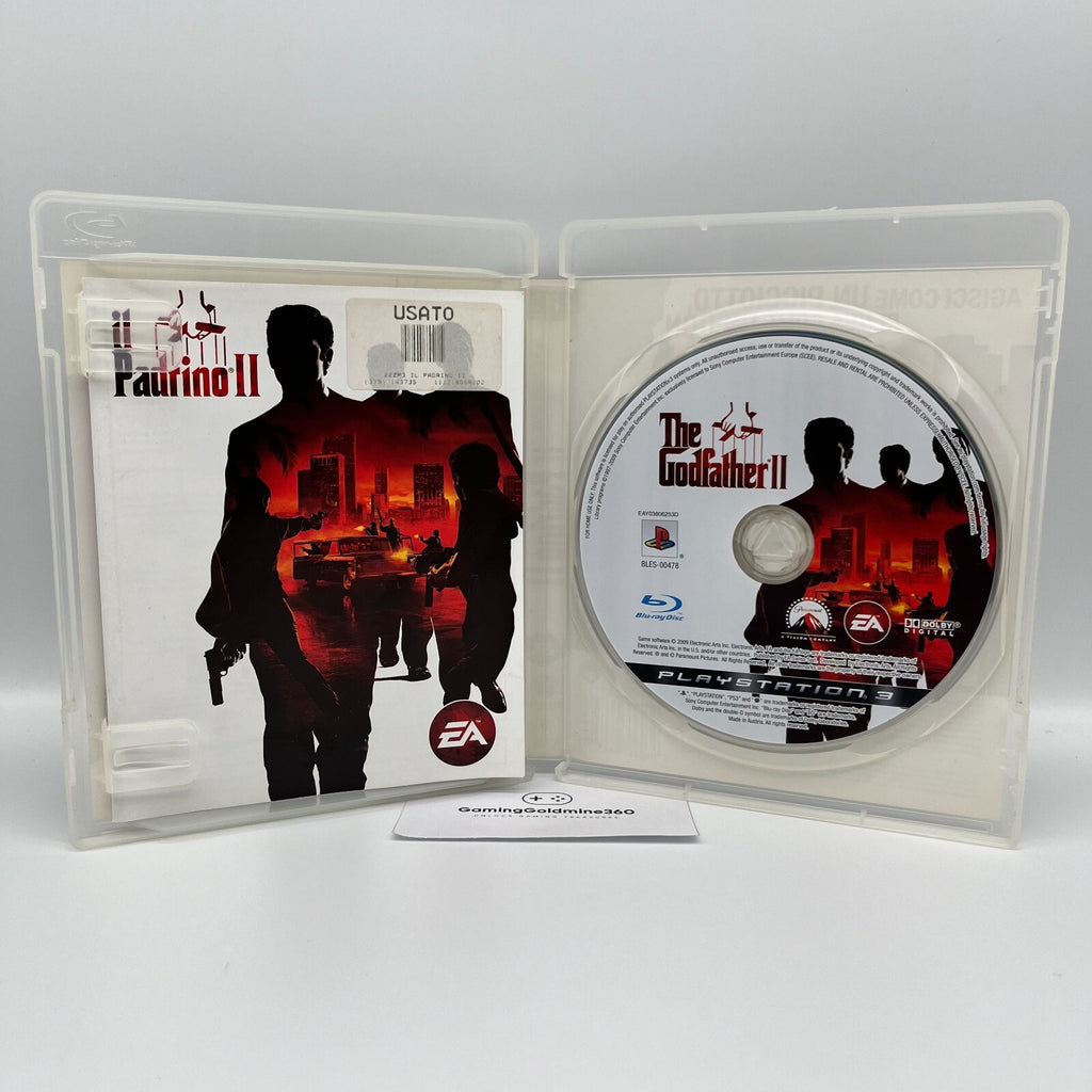 il Padrino II 2 PS3 Italiano Completo con Manuale PAL EA Sony PlayStation 3
