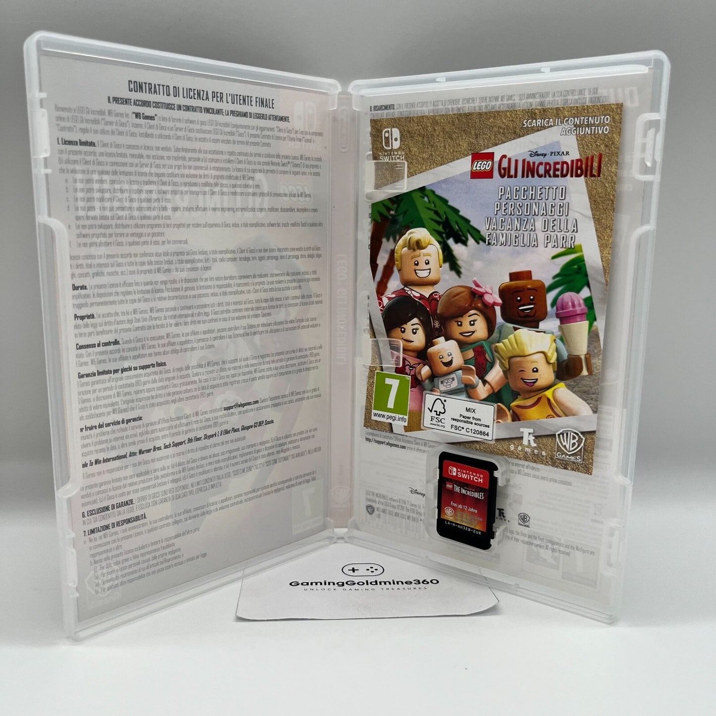 LEGO Gli Incredibili Nintendo Switch Italiano Completo Warner Bros COME NUOVO