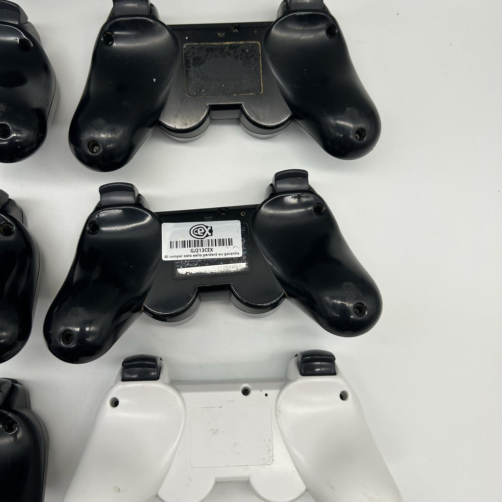 Lotto 9 Controller PS3 Sony DualShock 3 Sixaxis PER RICAMBI Non Funzionanti