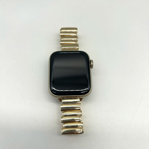 Apple Watch Series 6 40mm Acciaio Oro GPS Cellular Bracciale Link Oro Testato