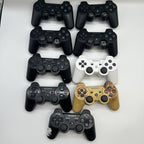 Lotto 9 Controller PS3 Sony DualShock 3 Sixaxis PER RICAMBI Non Funzionanti