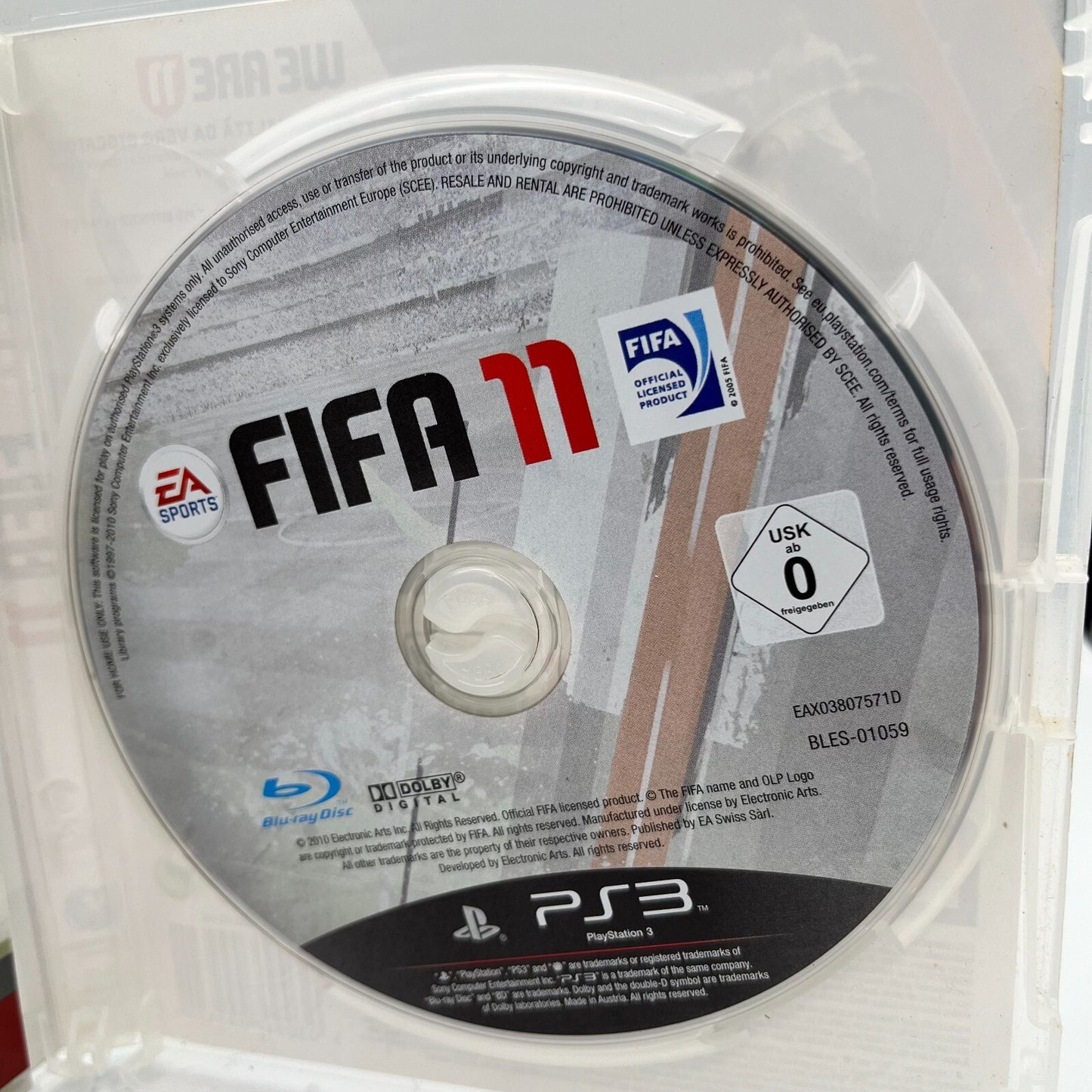 FIFA 11 PS3 Italiano Completo con Manuale PAL EA Sony PlayStation 3 COME NUOVO