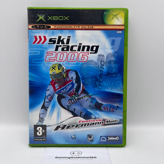 Ski Racing 2006 Hermann Maier Xbox Classic Completo ITALIANO PAL Microsoft RARO!