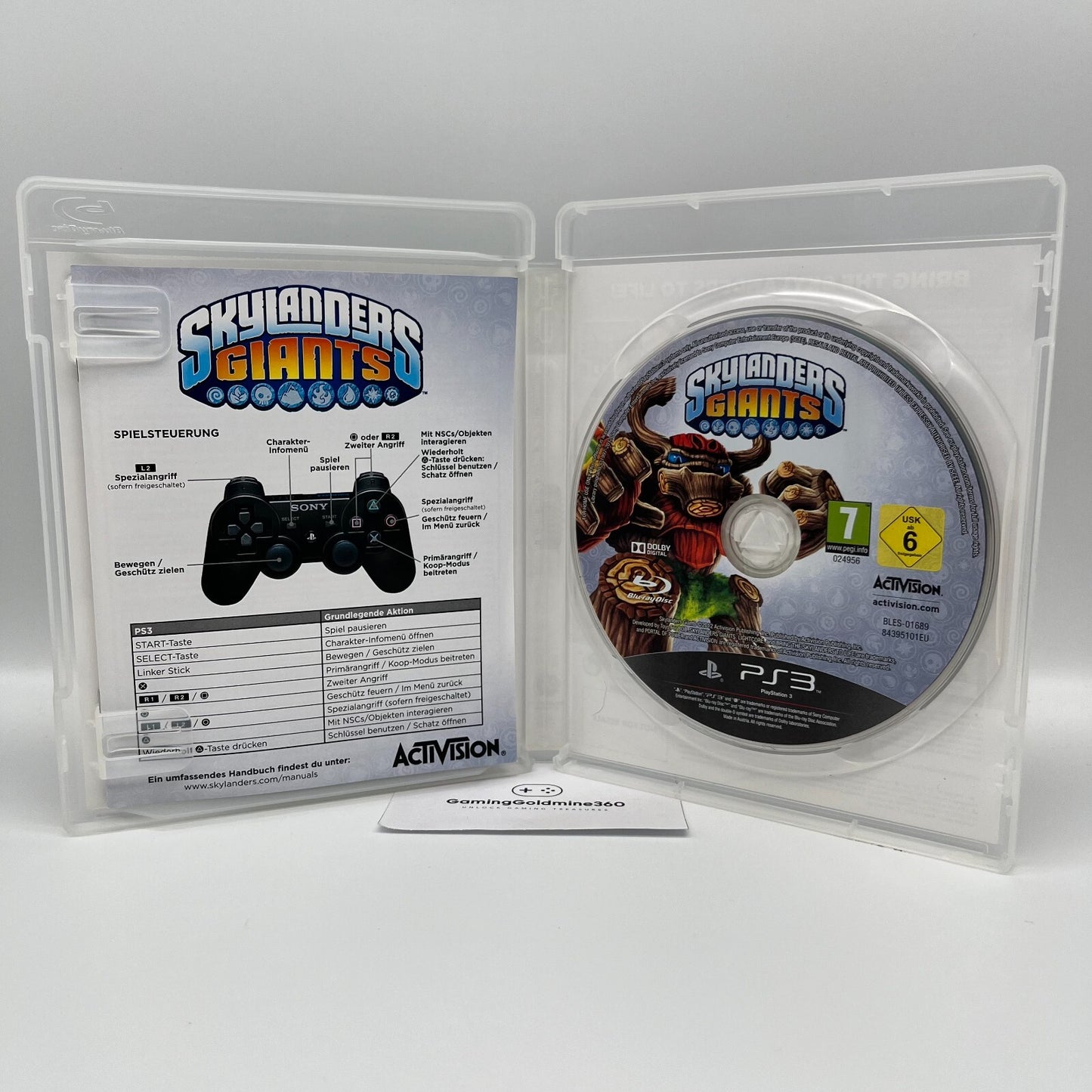 SKYLANDERS Giants PS3 Italiano Completo PAL Activision Sony PlayStation 3 OTTIMO