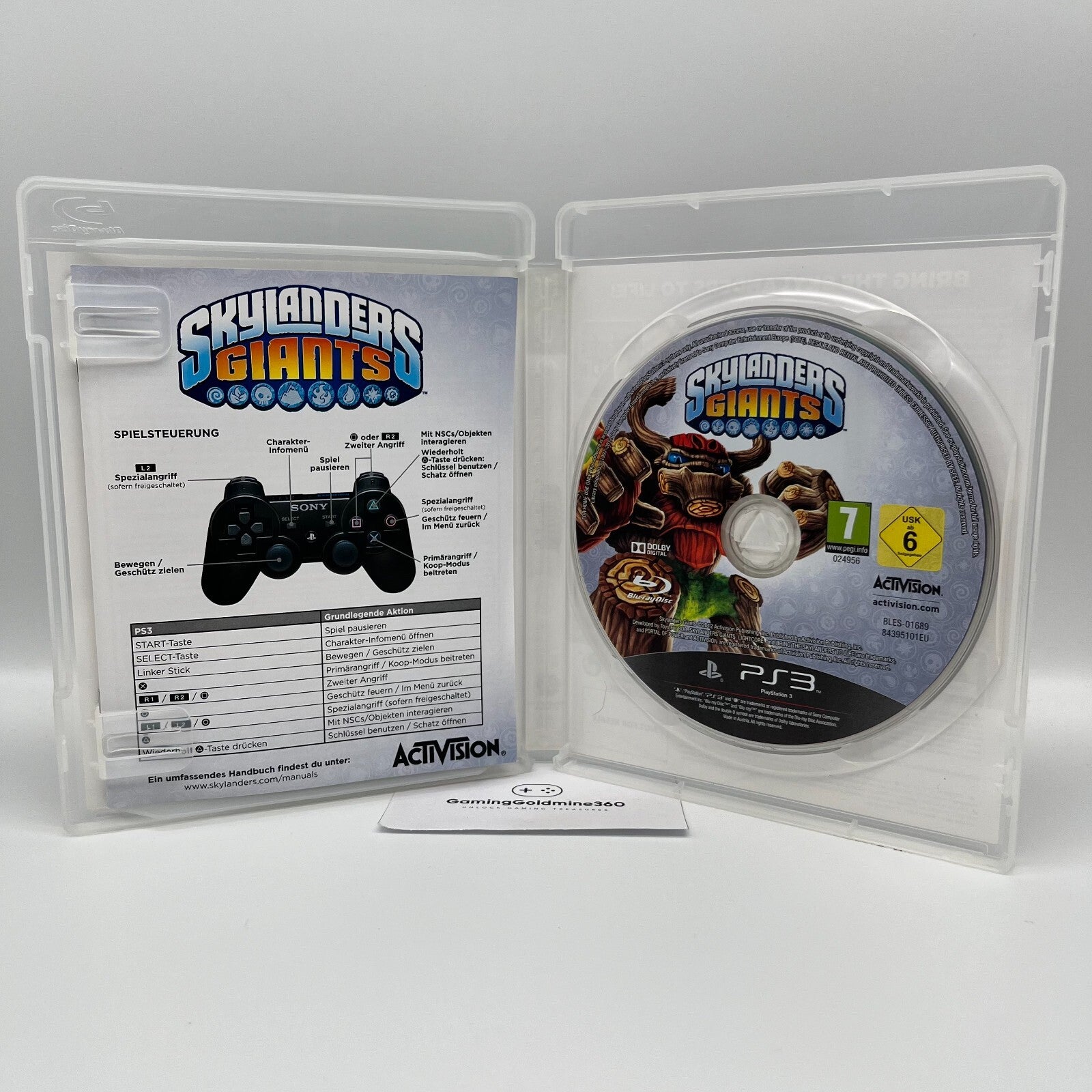 SKYLANDERS Giants PS3 Italiano Completo PAL Activision Sony PlayStation 3 OTTIMO