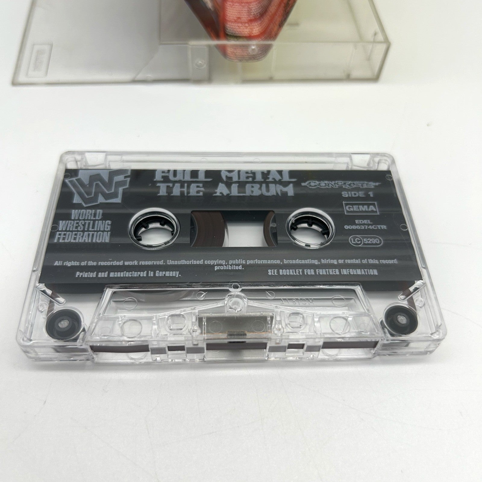 WWF Full Metal The Album Musicassetta MC Wrestling Superstars Arena Themes 95