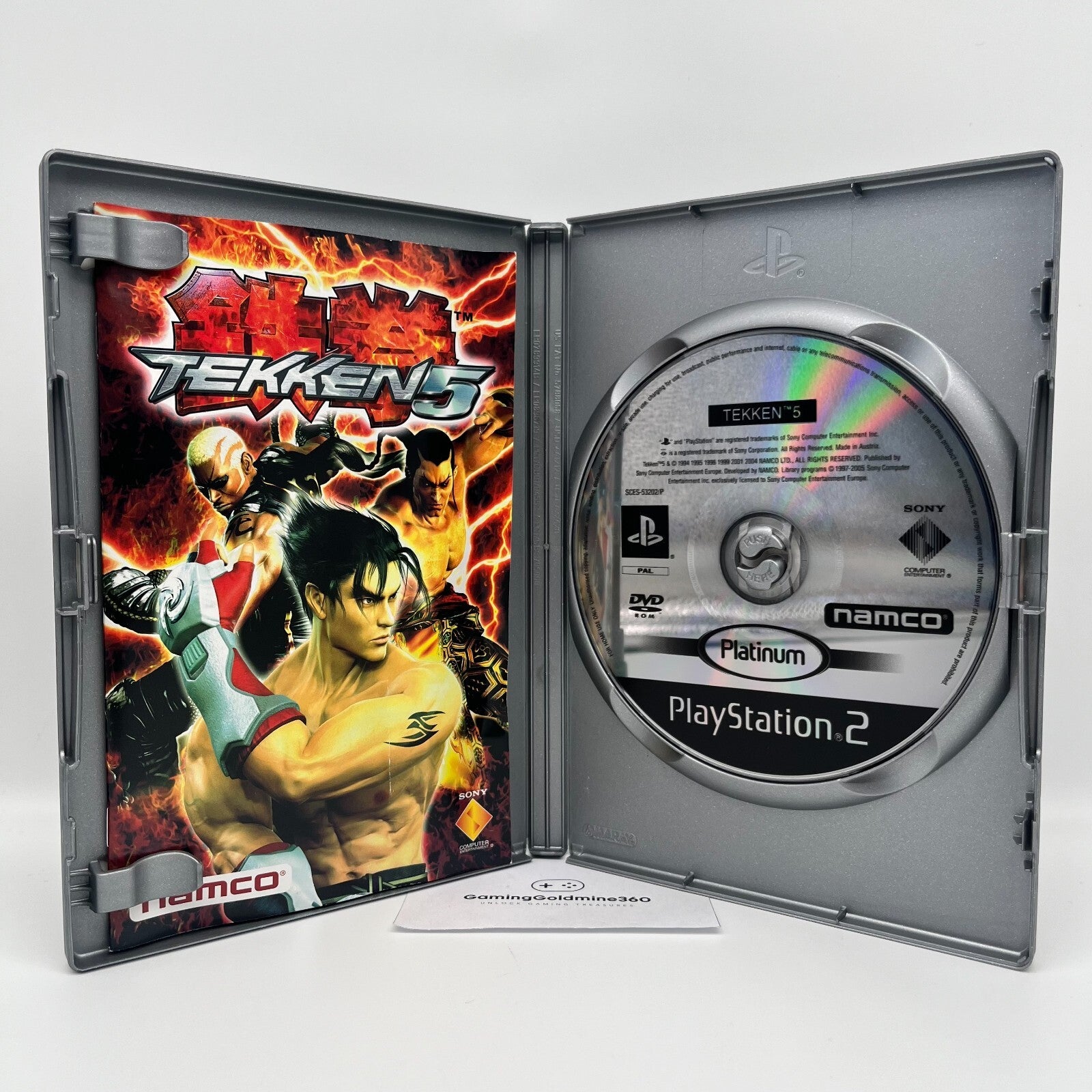 Tekken 5 PS2 Platinum Italiano Completo con Manuale PAL Namco Sony PlayStation 2