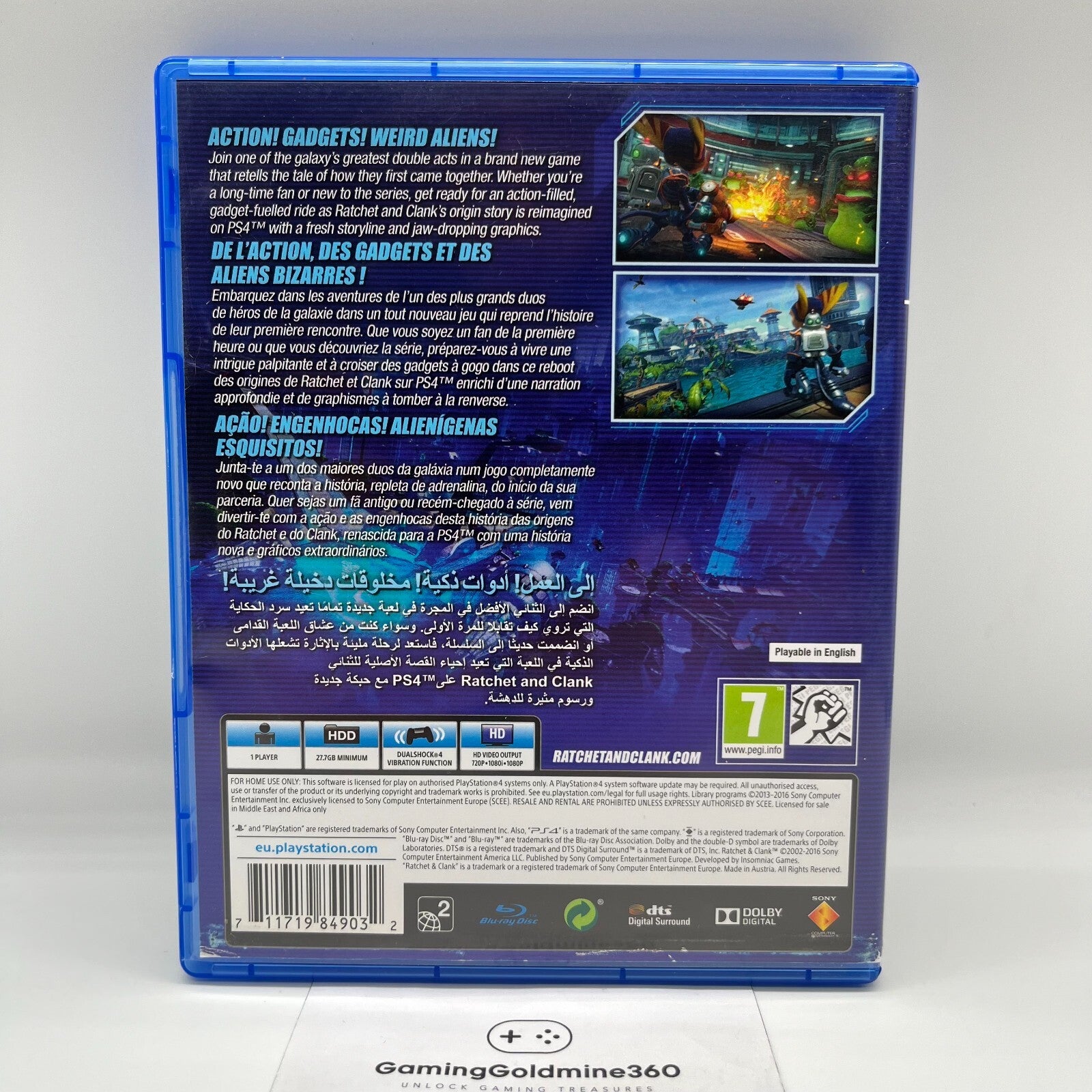 Ratchet & Clank PS4 Insomniac Sony PlayStation 4 OTTIME CONDIZIONI Multilingua