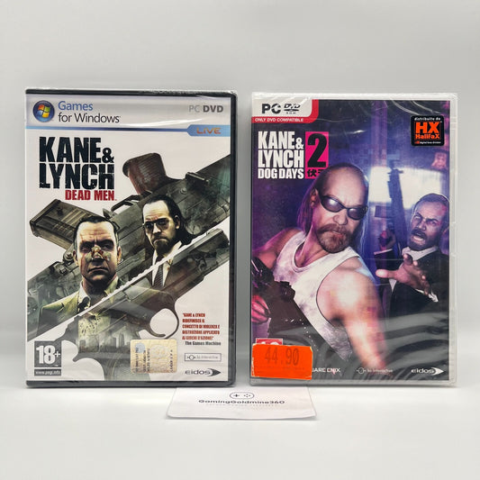 KANE & LYNCH: Dead Men + 2 Dog Days PC Italiano NUOVI SIGILLATI Eidos Microsoft