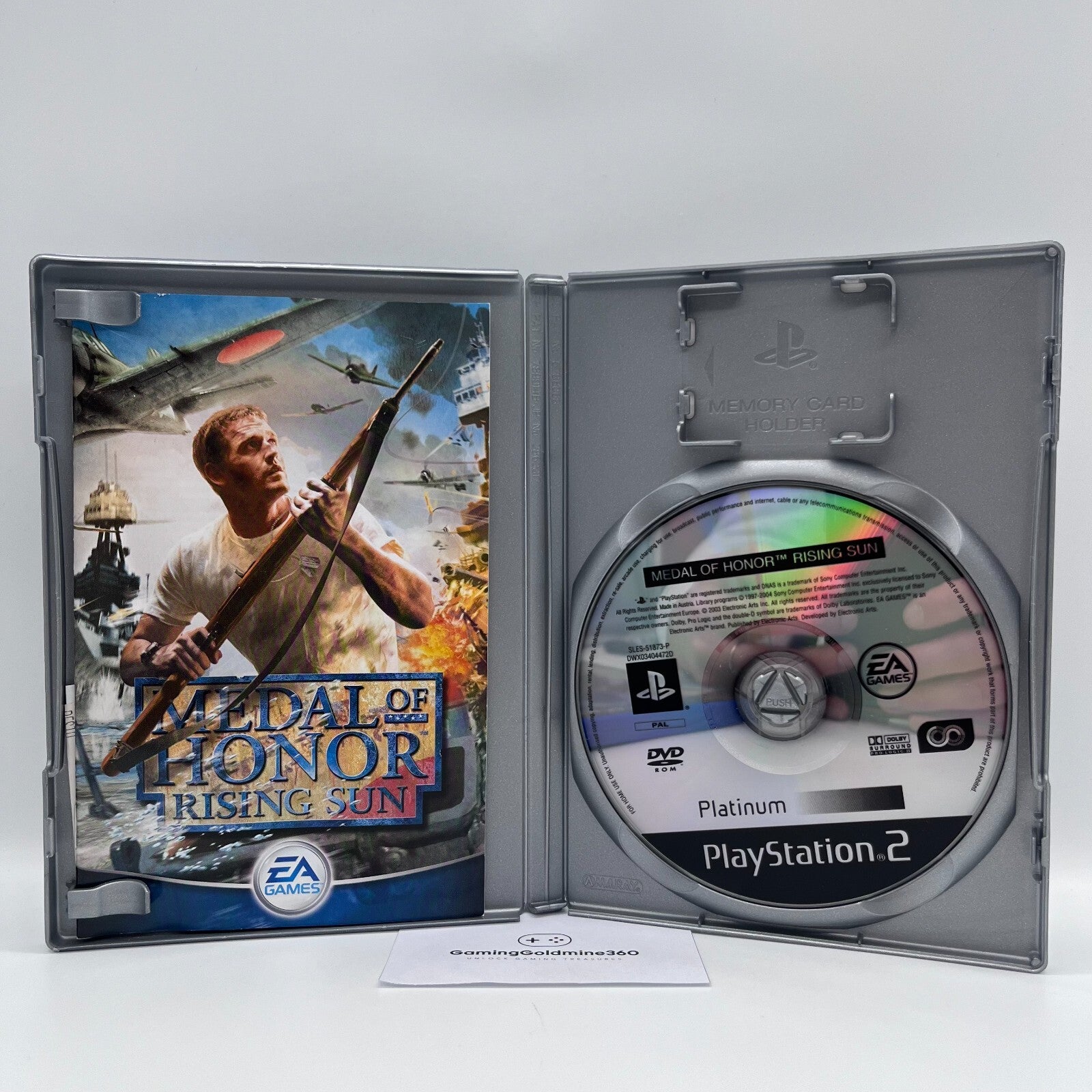 Bundle MEDAL OF HONOR Rising Sun + FrontLine PS2 Italiano PAL Sony PlayStation 2