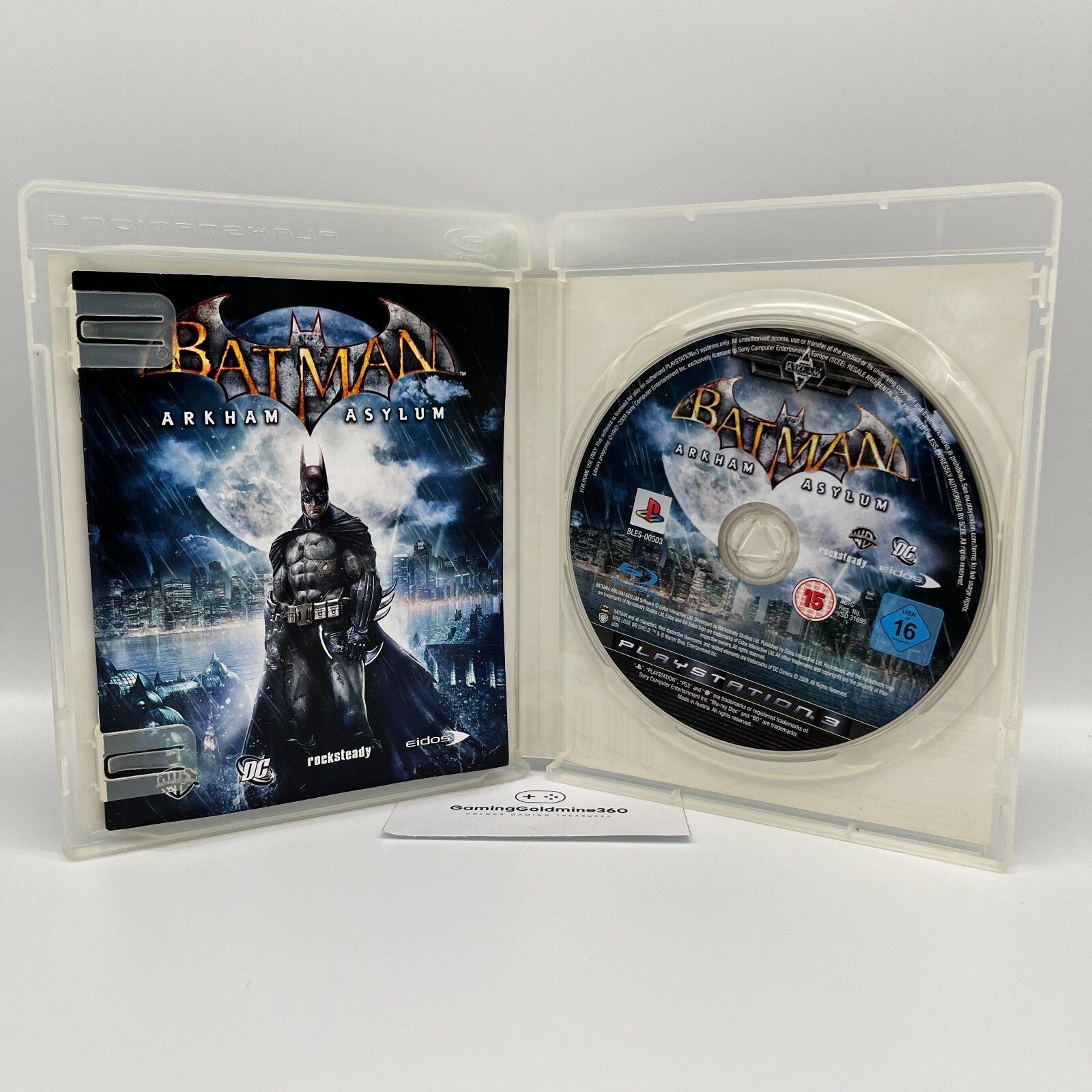 BATMAN Arkham Asylum PS3 PAL Multilingua Completo Eidos WB Sony PlayStation 3