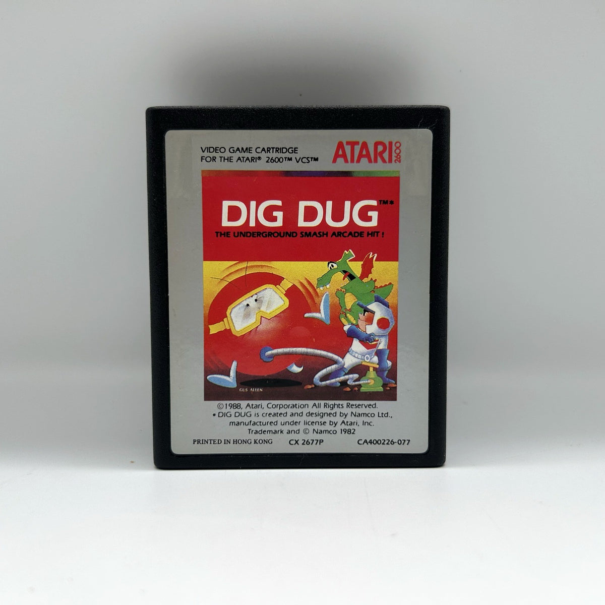 Dig Dug – Atari 2600 (NTSC/PAL (formato cartuccia))