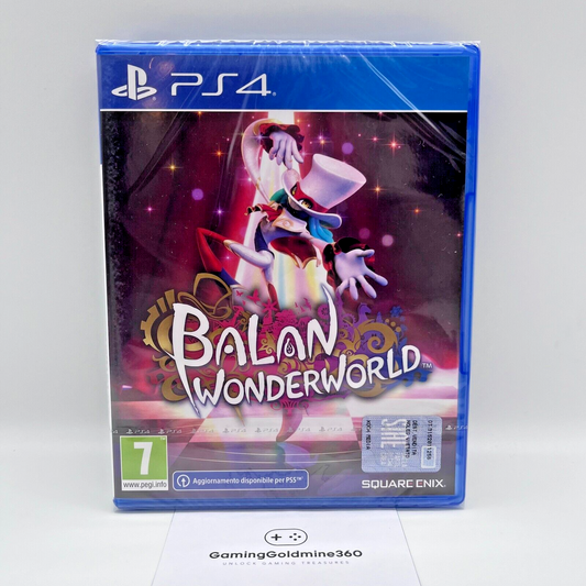 Balan Wonderworld PS4 Italiano NUOVO SIGILLATO Square Enix Sony PlayStation 4