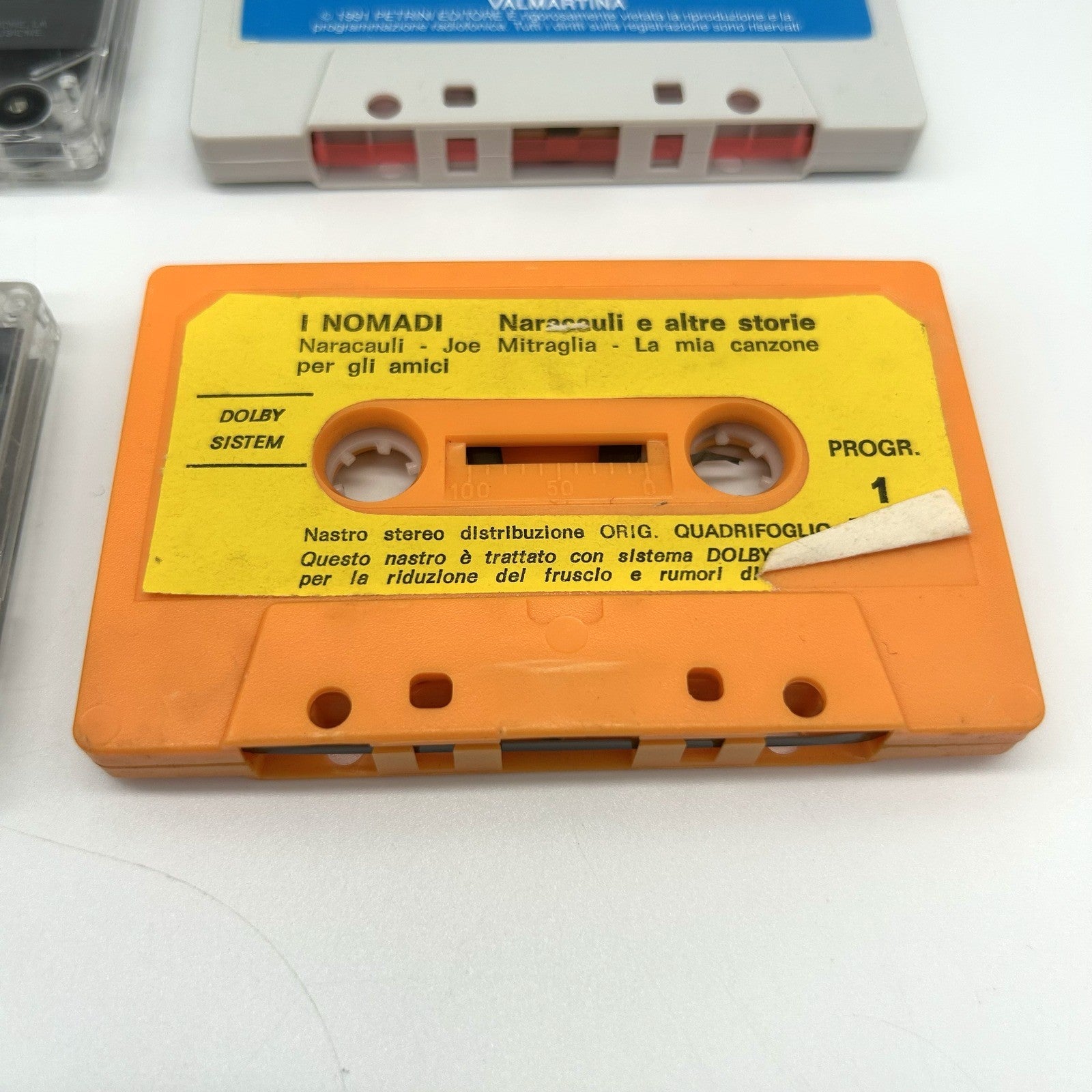 Lotto 6 Musicassette Anni 80 90 MC Mango Nomadi Ruggeri Compilation Italiane