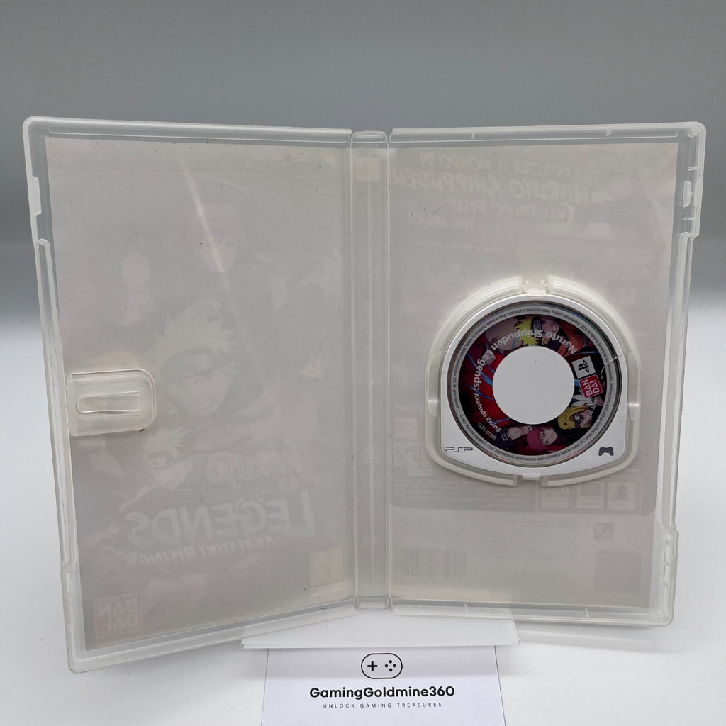 NARUTO SHIPPUDEN Legends: Akatsuki Rising PSP PAL Italiano NO Manual Bandai Sony