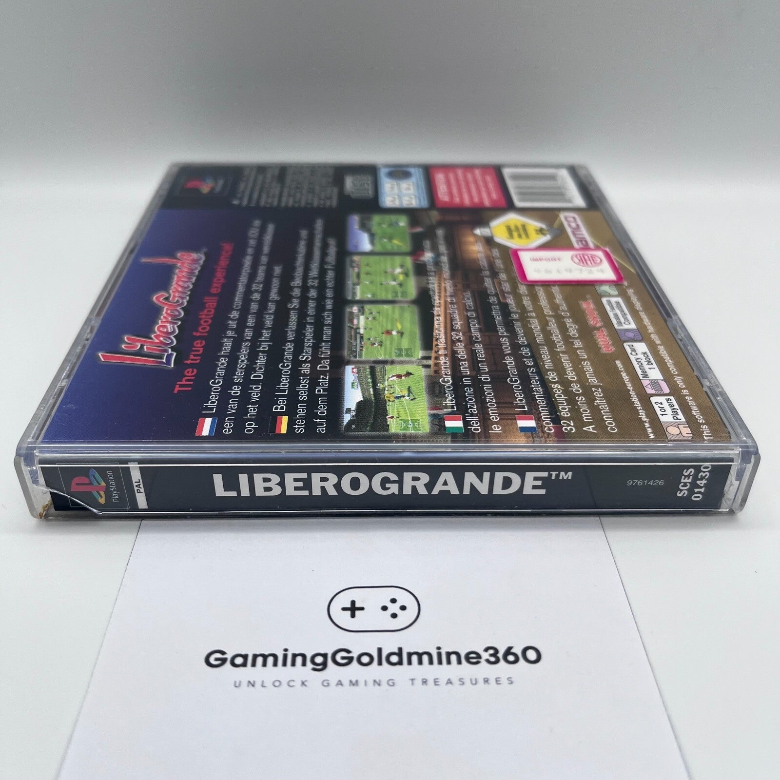 LiberoGrande PS1 Italiano Completo PAL Namco Sony PlayStation 1 PSX Ps One Buon