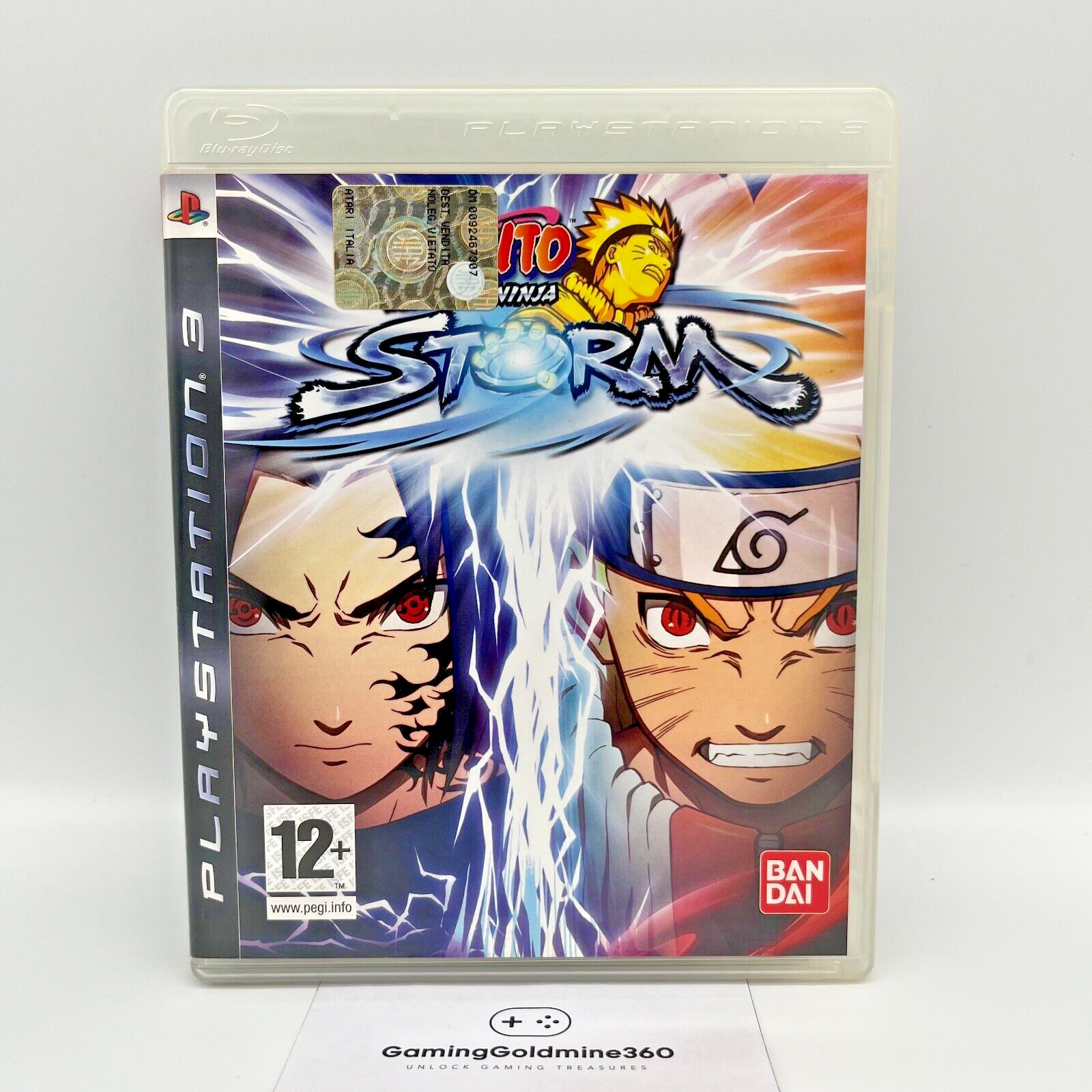 NARUTO Ultimate Ninja Storm PS3 Italiano Completo PAL Bandai Sony PlayStation 3