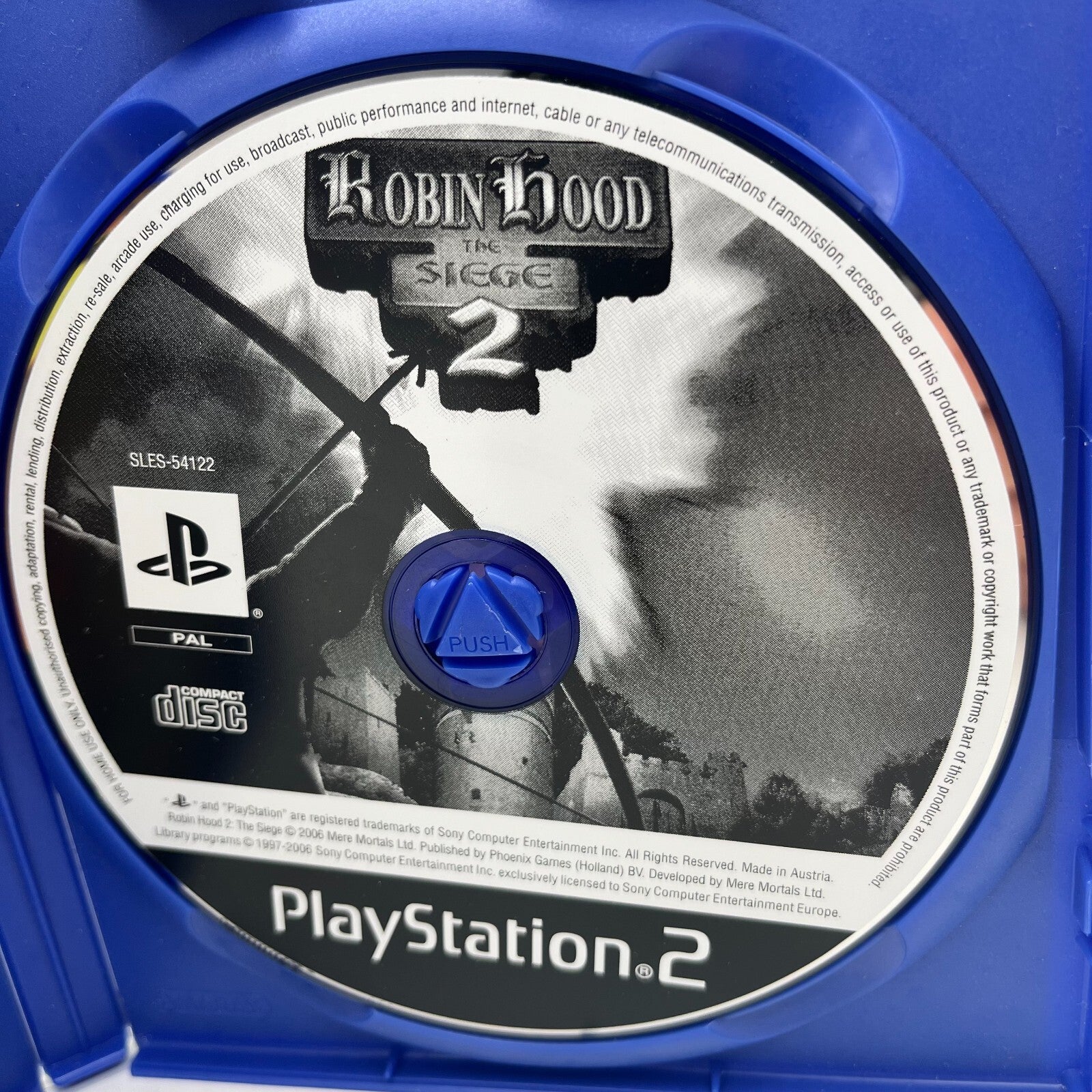 Robin Hood 2: The Siege PS2 Italiano Completo Manuale Phoenix Sony PlayStation 2