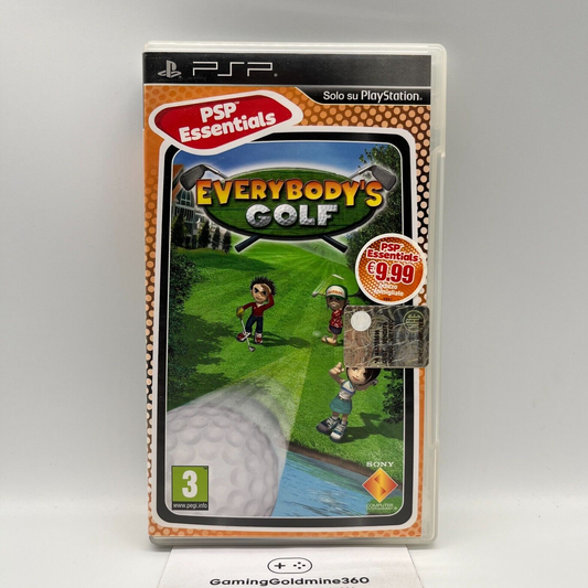 Everybody's Golf PSP PAL Italiano COMPLETO con Manuale Sony Playstation Portable