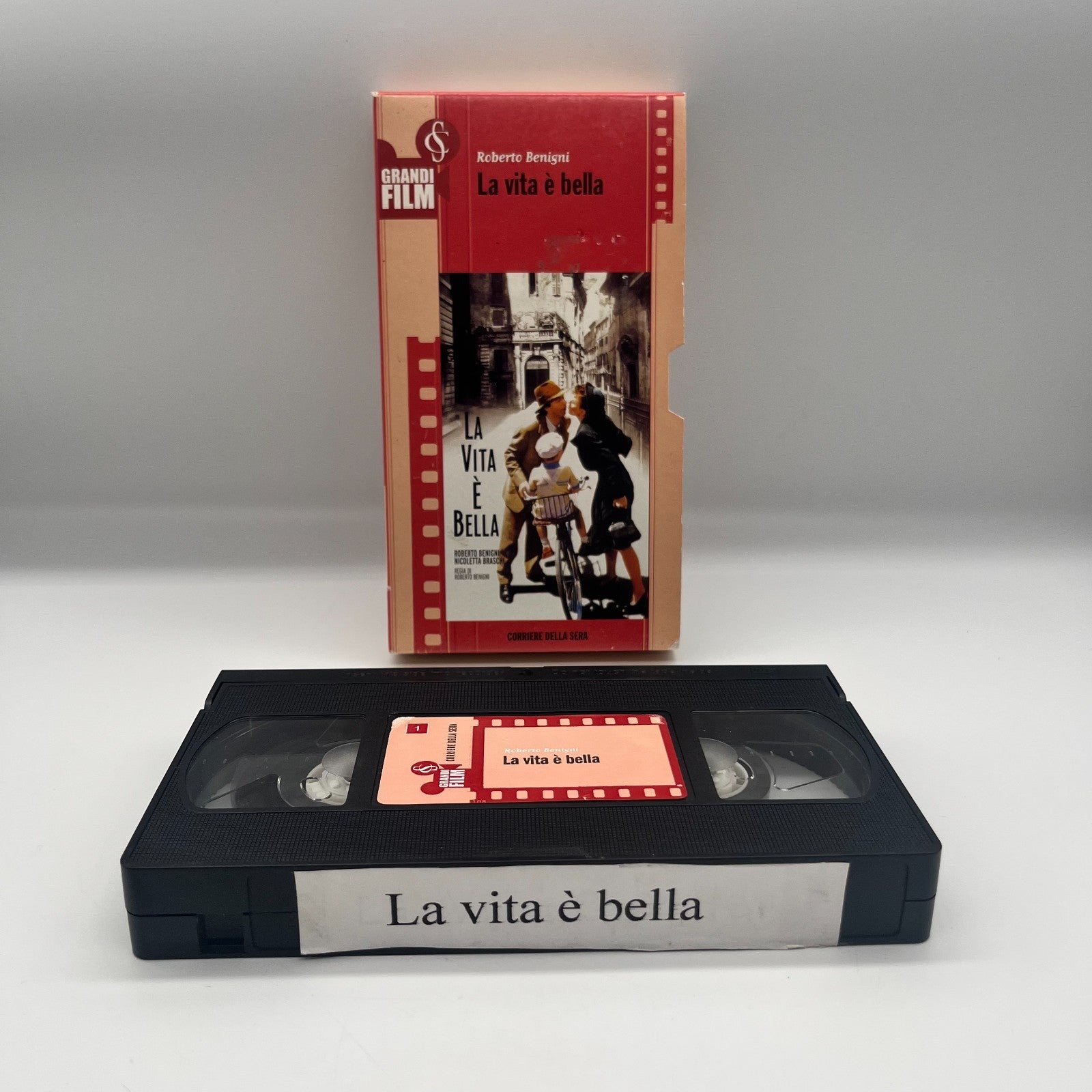 VHS La Vita è Bella 🎬 Roberto Benigni 1997 Ita Film Premio Oscar Corriere della