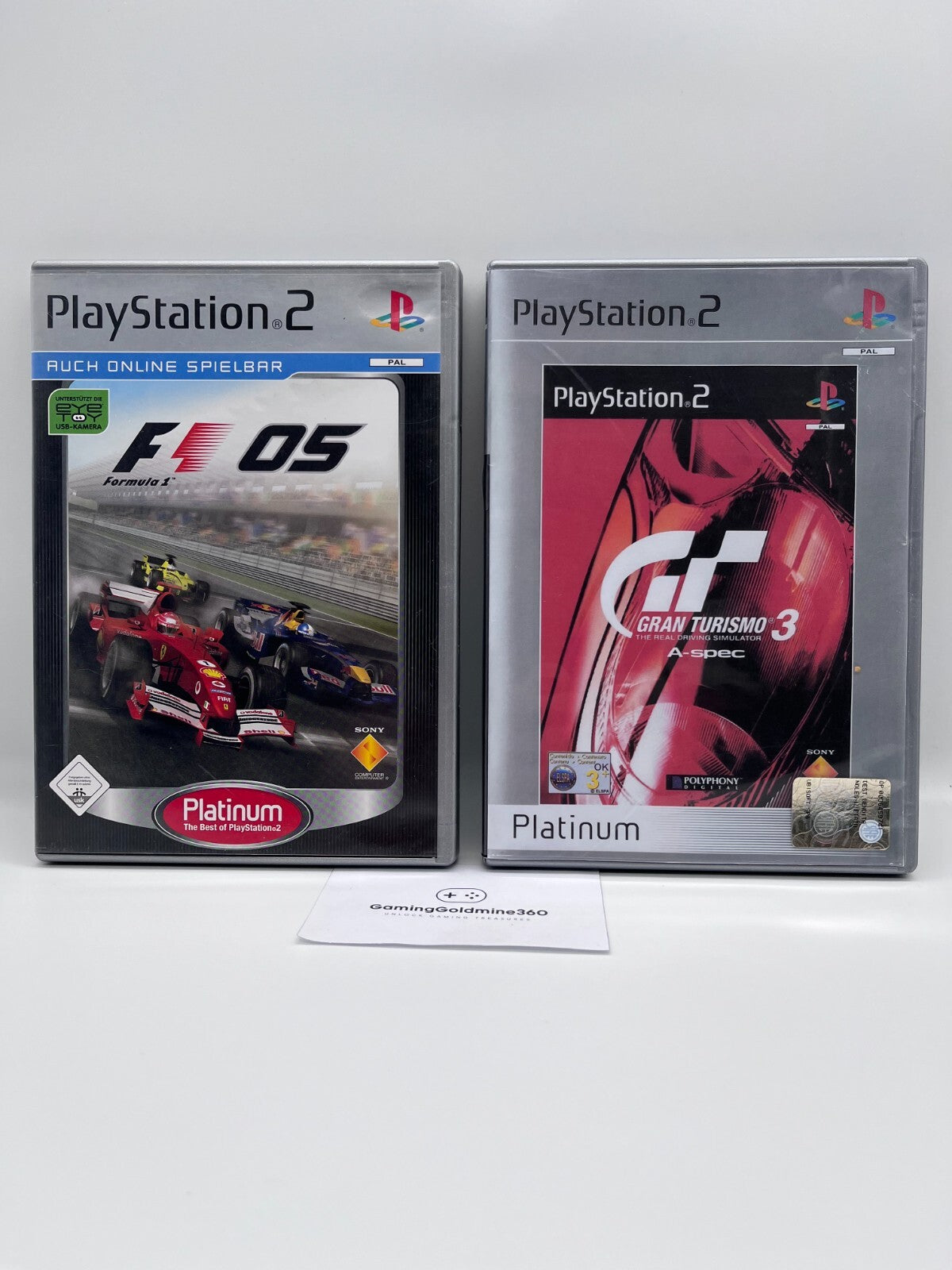 F1 05 (Formula 1 2005) + Gran Turismo 3 (cover stampata, no manuale) PS2 PAL