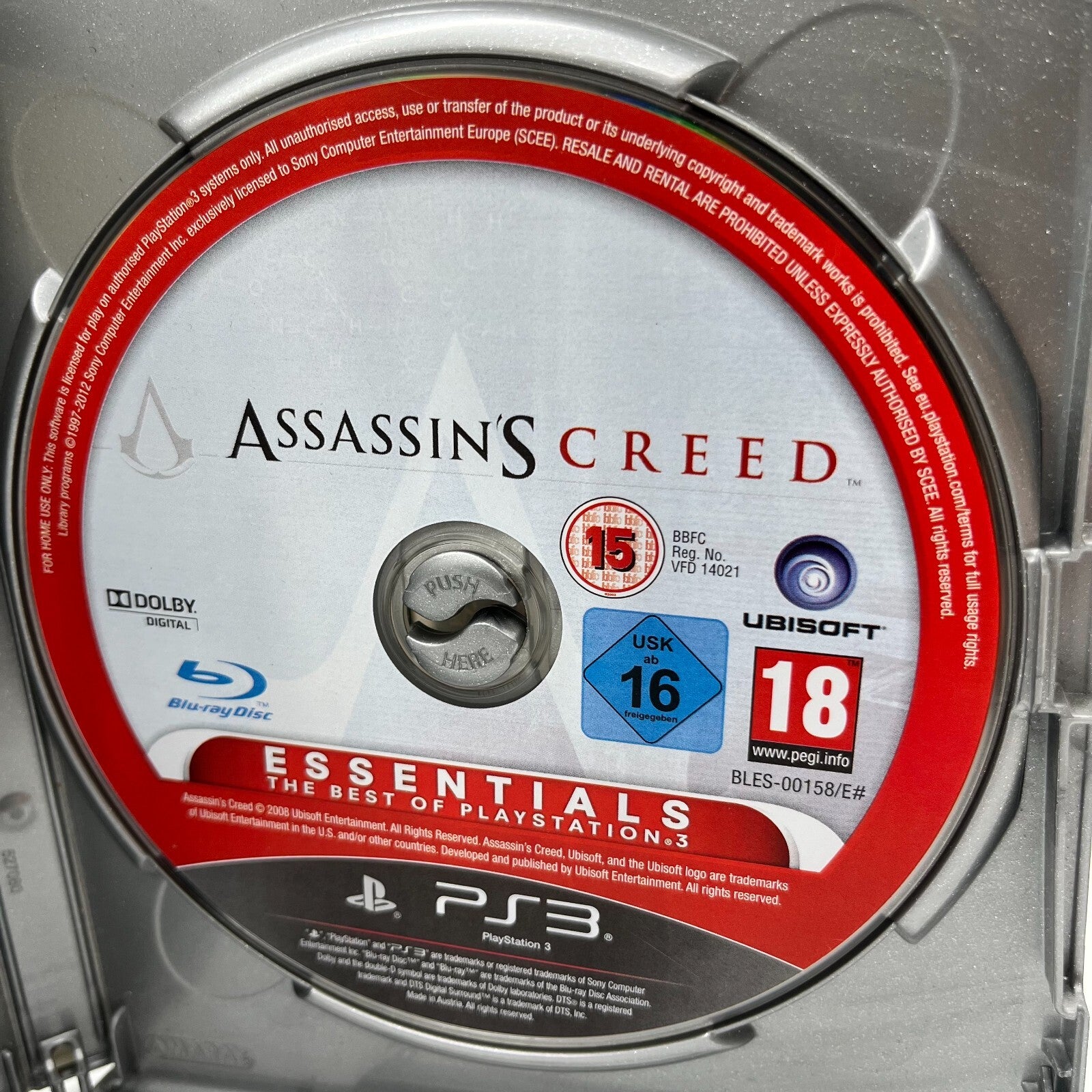 Assassin's Creed PS3 Italiano Completo con Manuale Ubisoft Sony PlayStation 3