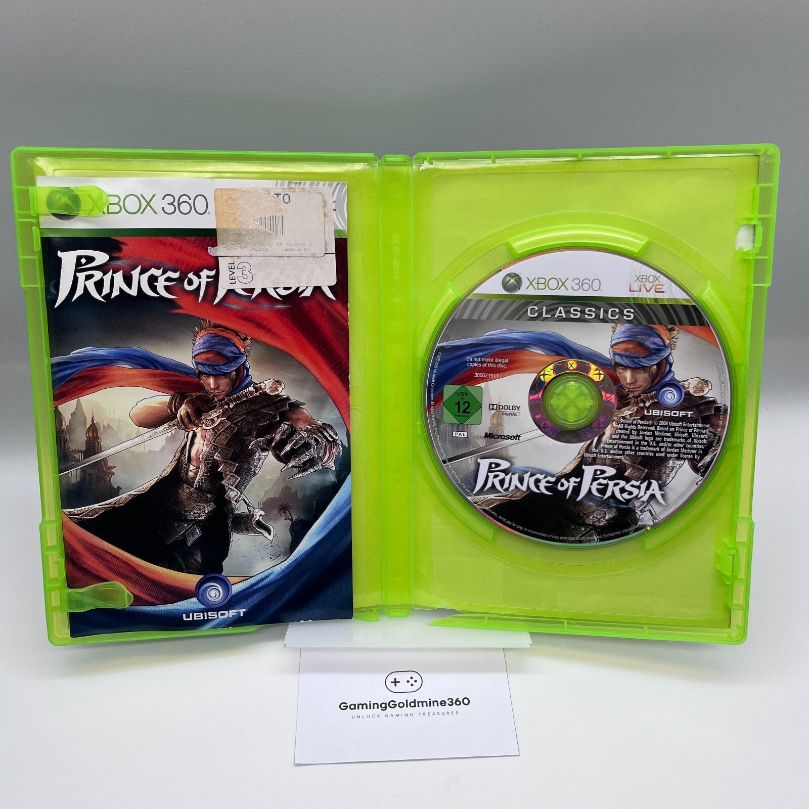 Prince of Persia Xbox 360 PAL Tedesco COMPLETO Ubisoft Microsoft Xbox360