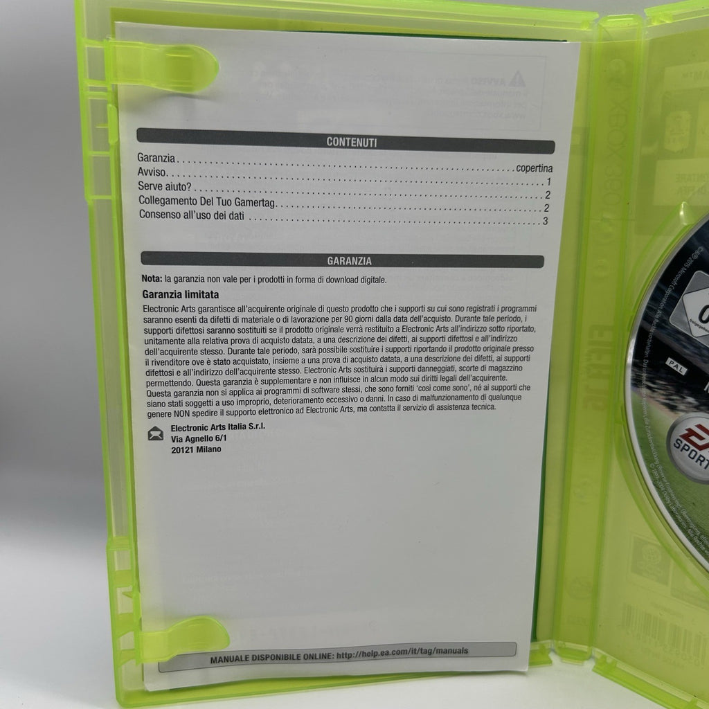 FIFA 16 Xbox 360 PAL ITA EA Sports Calcio Completo Manuale Testato Funzionante