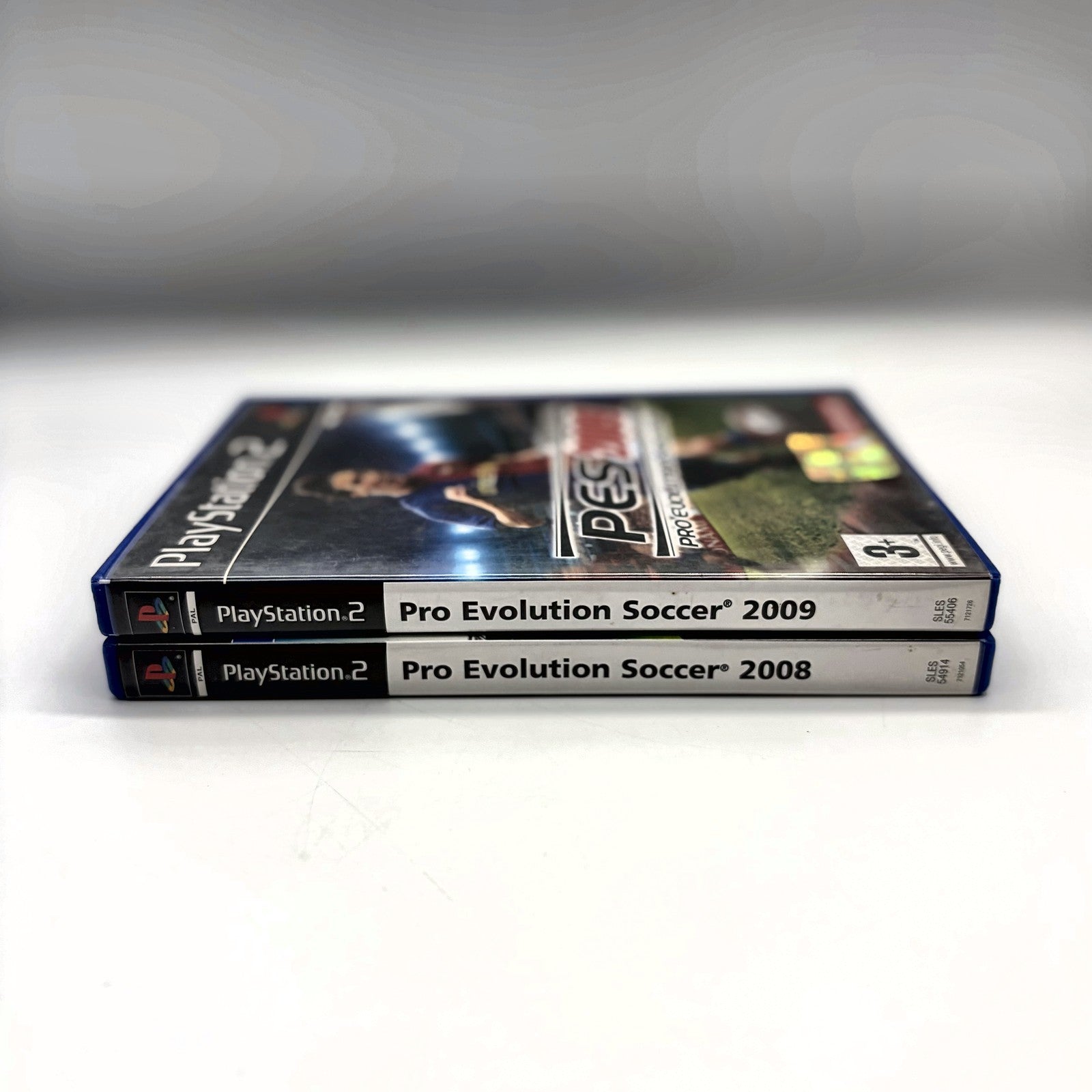 PES 2008 + 2009 Pro Evolution Soccer PS2 PlayStation 2 PAL ITA Konami Lotto