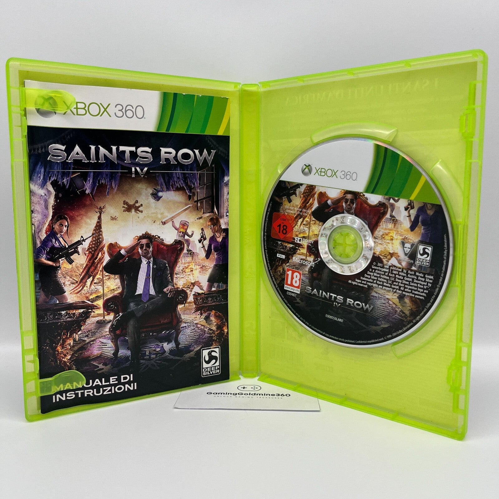 Saints Row IV Xbox 360 Italiano Completo con Manuale PAL DeepSilver Microsoft