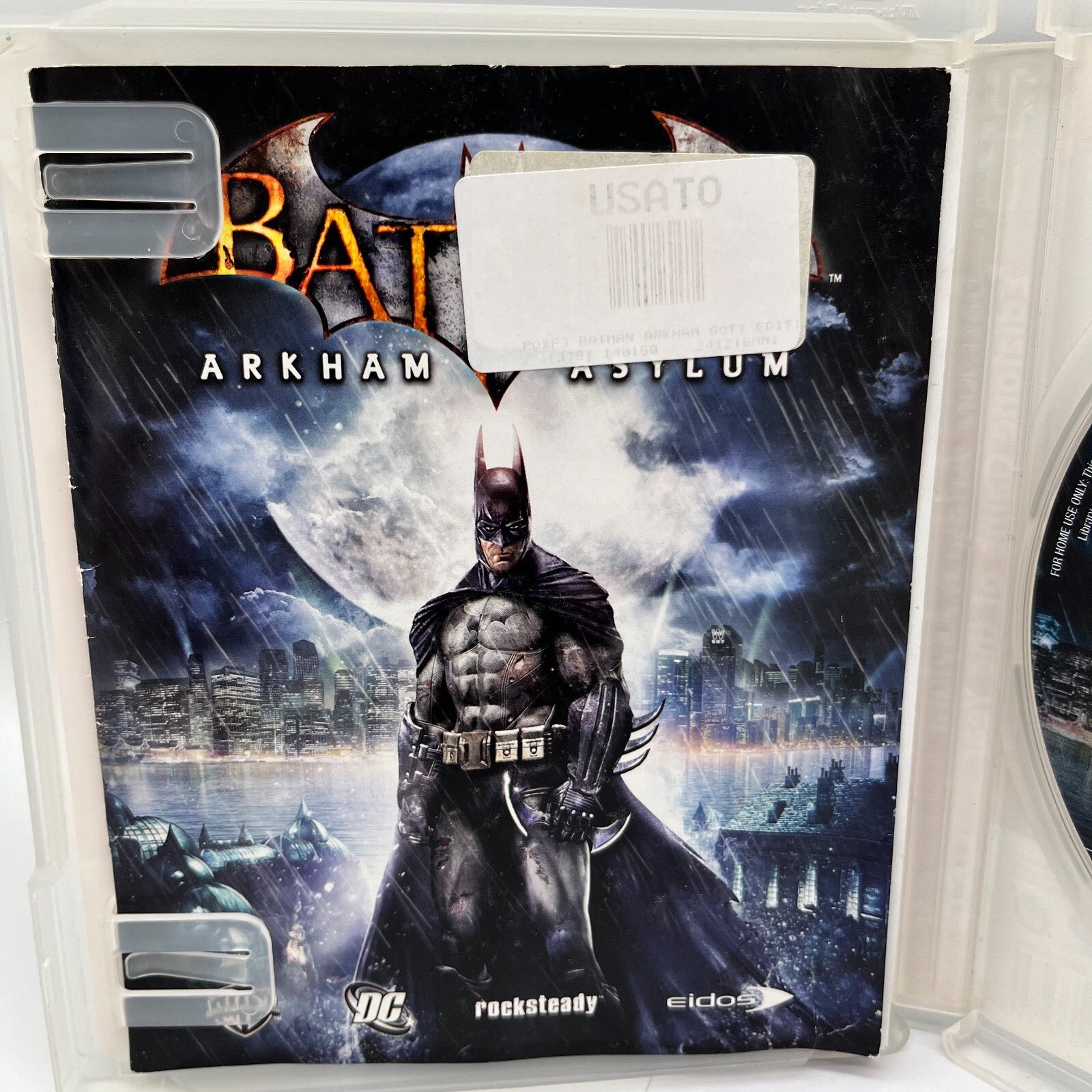 BATMAN Arkham Asylum GOTY Edition PS3 Italiano Completo PAL Sony PlayStation 3