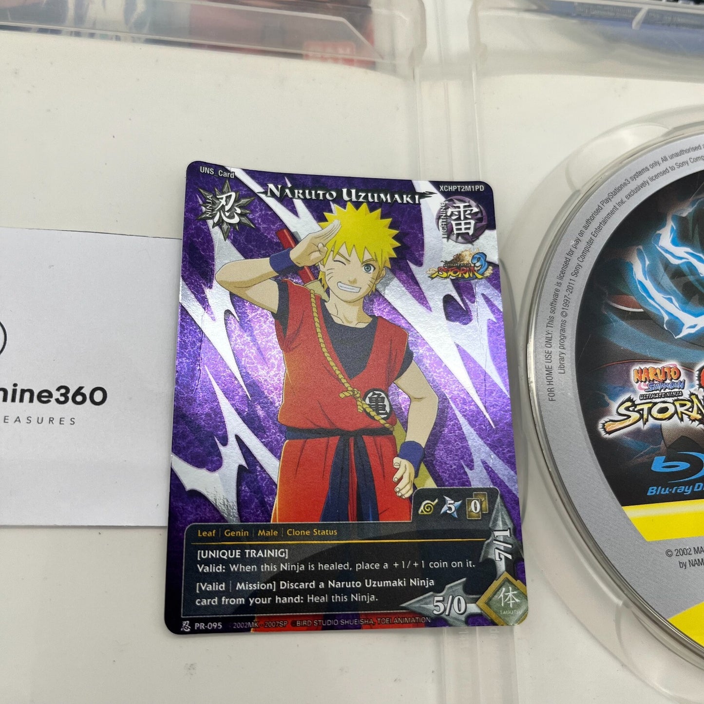 NARUTO SHIPPUDEN Ultimate Ninja Storm 1+2+3 BUNDLE PS3 Italiano Completi PAL