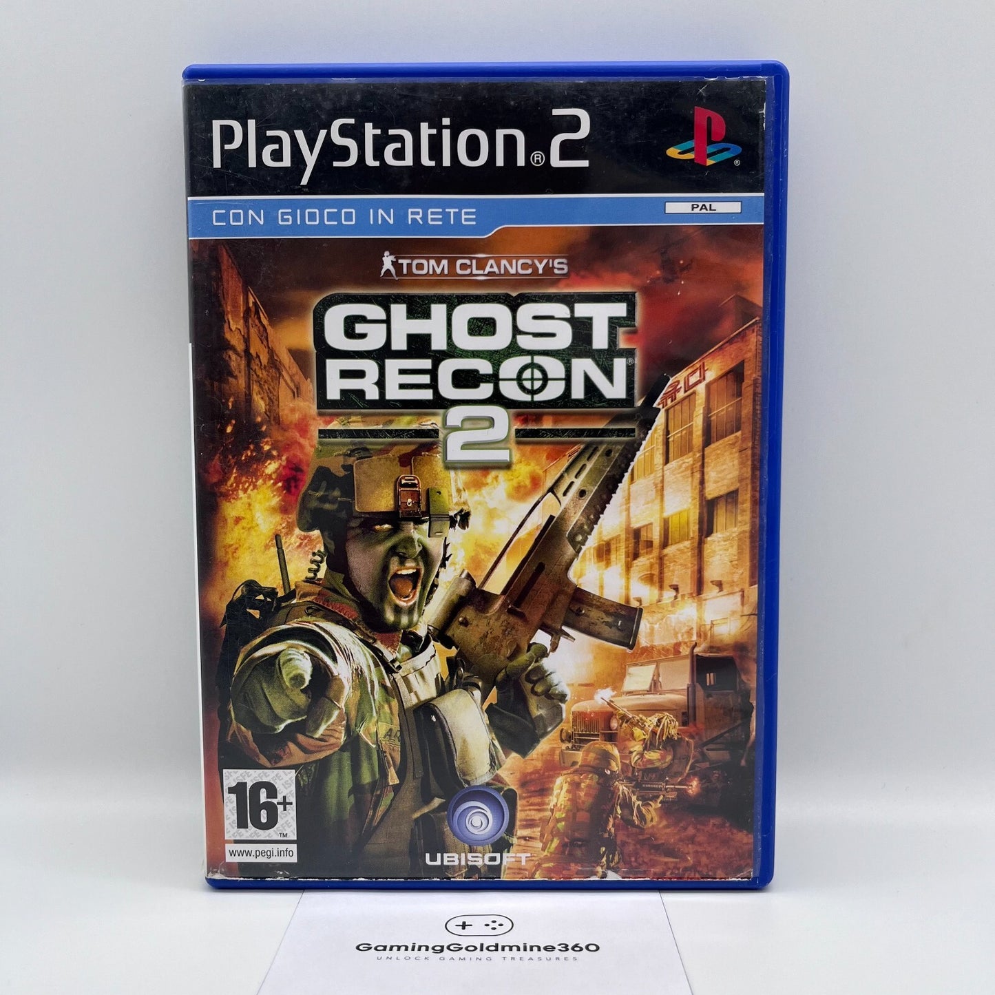 Tom Clancy's: Splinter Cell, Pandora Tomorrow, Ghost Recon 2 PS2 PAL ITA Ubisoft