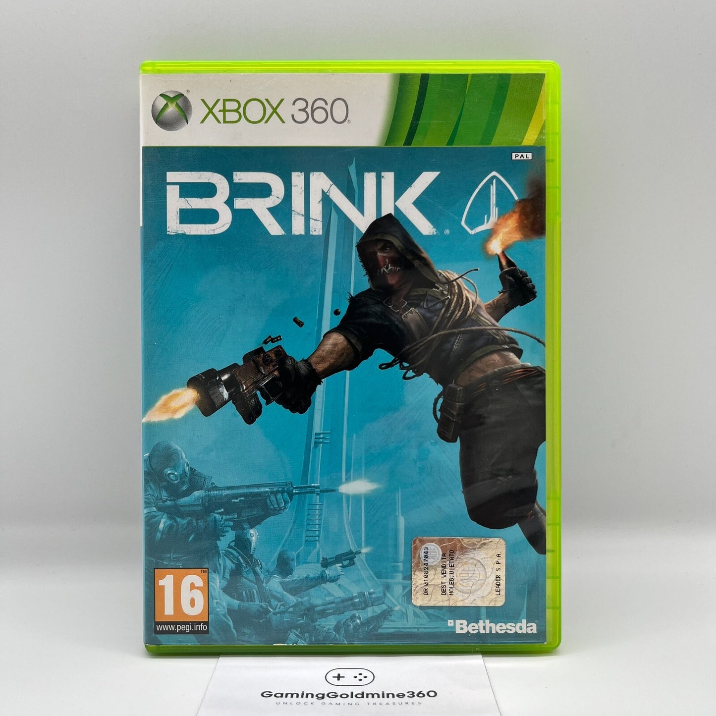 Brink Xbox 360 Italiano Completo PAL Bethesda Microsoft OTTIME CONDIZIONI