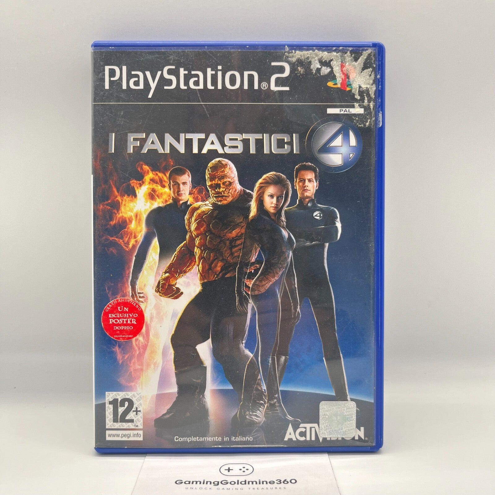 I Fantastici 4 PS2 Italiano PAL Gioco Activision Sony PlayStation 2 no manuale