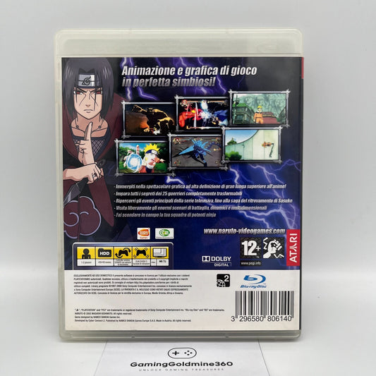 NARUTO Ultimate Ninja Storm PS3 Italiano Completo PAL Bandai Sony PlayStation 3
