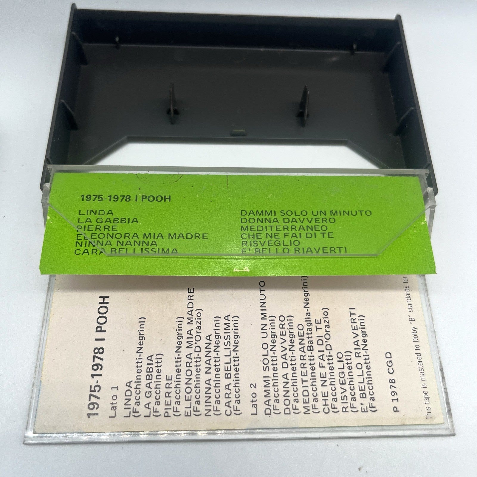 Pooh Lotto 2 Musicassette MC 1975-1978 e 25 La Nostra Storia CGD Italiana