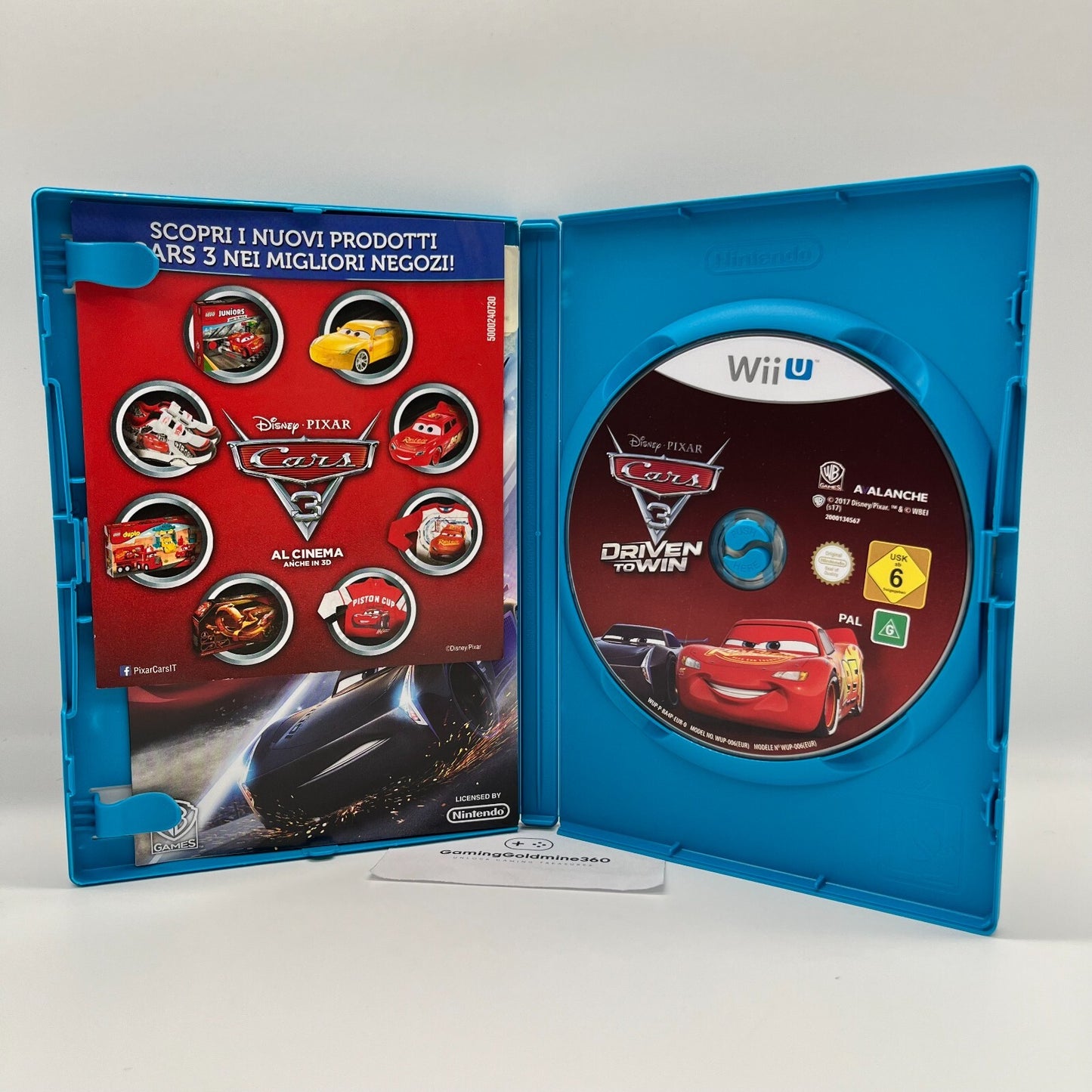 CARS 3 In Gara Per La Vittoria Nintendo Wii U Italiano Completo Disney Pixar WB
