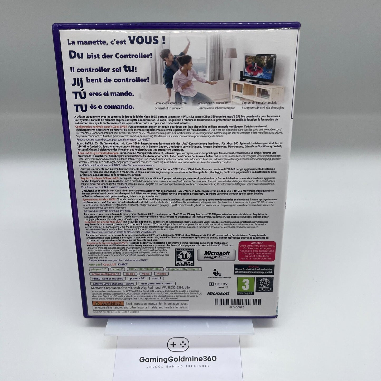 Kinect Adventures! Xbox 360 Italiano Completo PAL Microsoft Xbox360 OTTIME CONDI