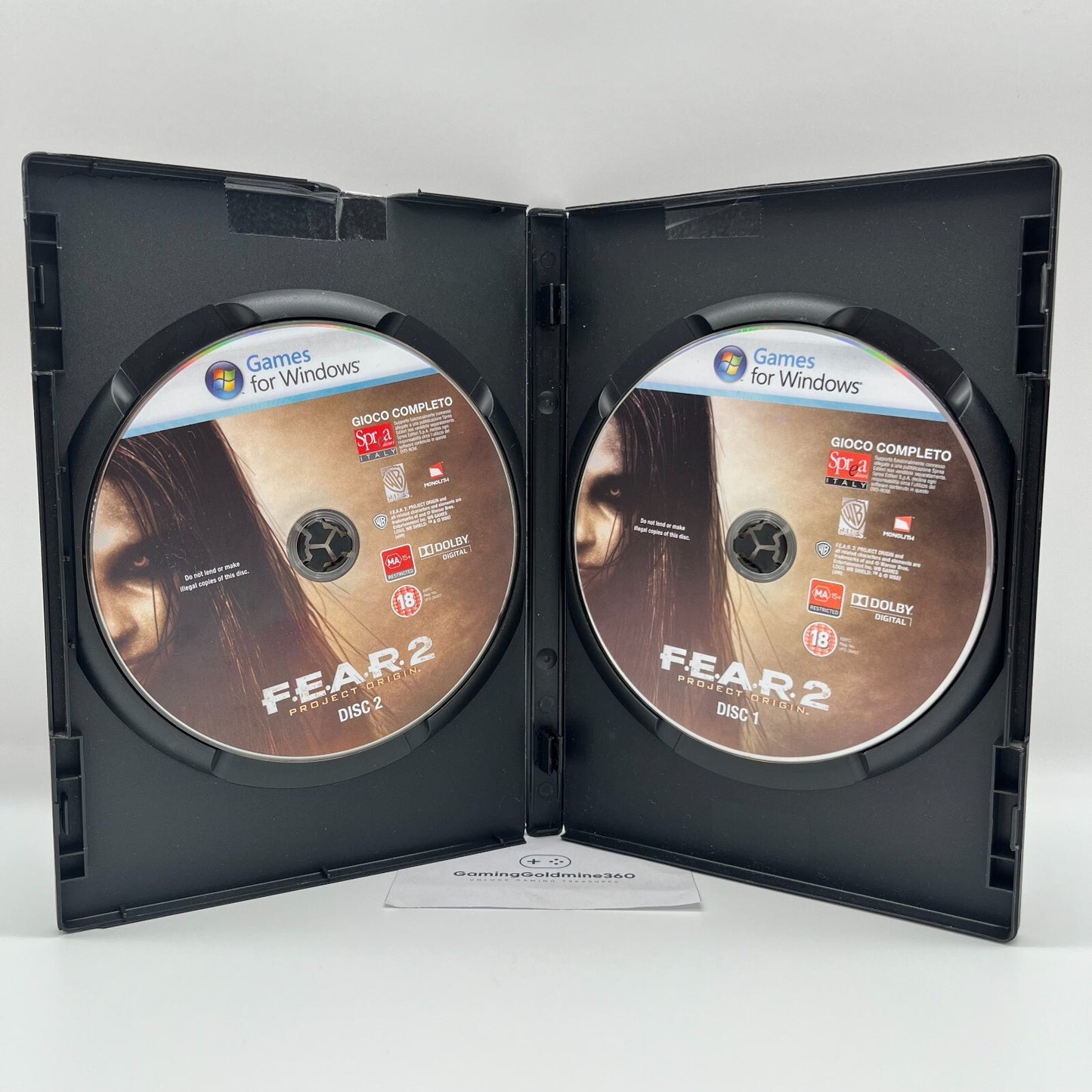 F.E.A.R. 2 Project Origin PC DVD Italiano Games for Windows Monolith WarnerBros