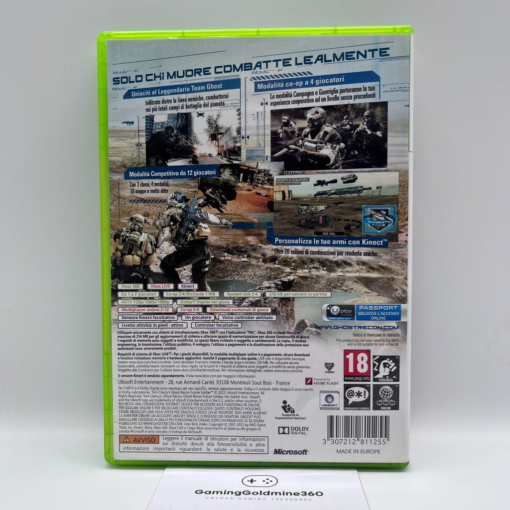 Tom Clancy's: Conviction, Double Agent, Ghost Recon Future Soldier Xbox 360 PAL