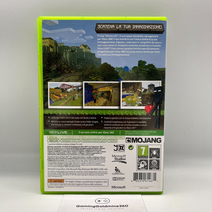 MINECRAFT Xbox 360 Edition Italiano Completo PAL Mojang Microsoft Xbox360 OTTIMO