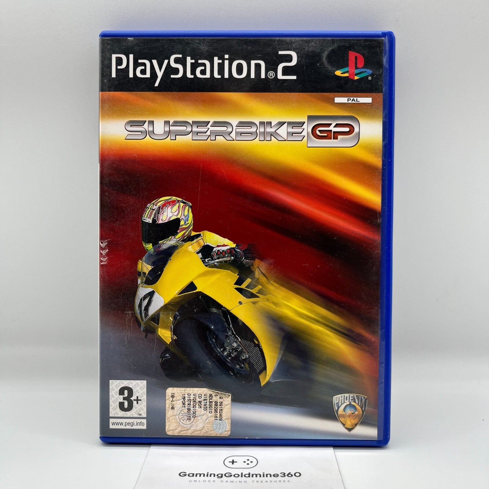 SUPERBIKE GP PS2 Italiano PAL senza manuale Phoenix Sony PlayStation 2 OTTIMO